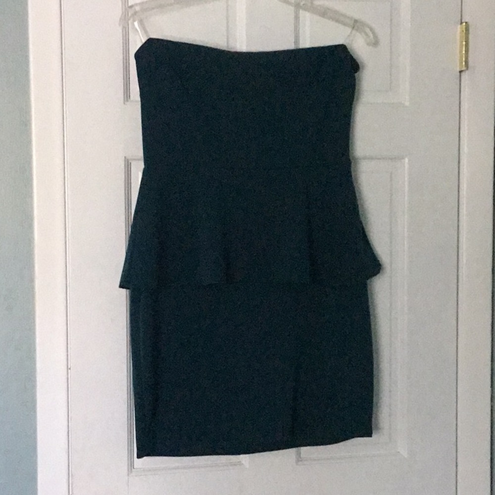 Strapless Teal dress